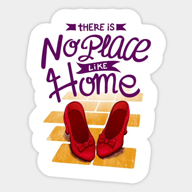 No Place like Home Sticker by ursulalopez